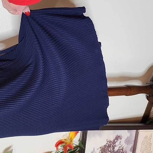 We the Free Navy Mini Dress Long Sleeve Bohemian Comfy Free People Spring Gypsy - Picture 5 of 11